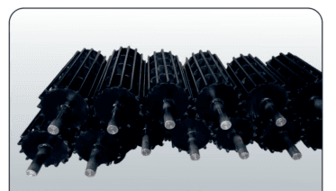 Fabricated Slat & Spiral Wing Drum Pulley